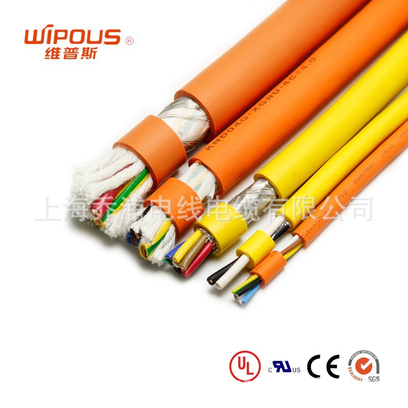 HRJMCE-S 2C*0.5mm2 CE认证PVC柔性屏蔽电机电缆 0.6/1KV