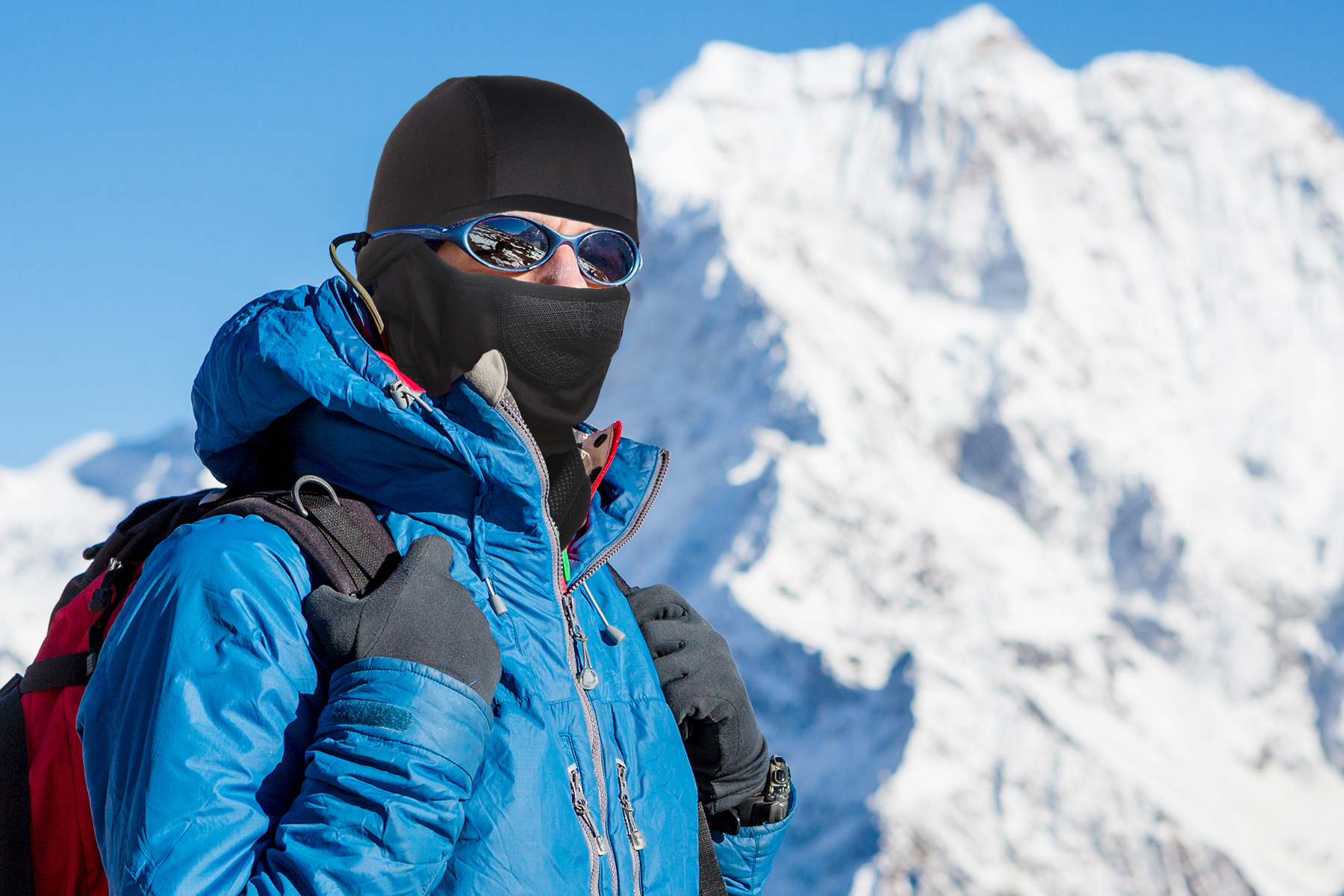 Maschera viso calda per sci e testa autunno e inverno all'aperto ciclismo moto pesca protezione viso e collo_voghion.com