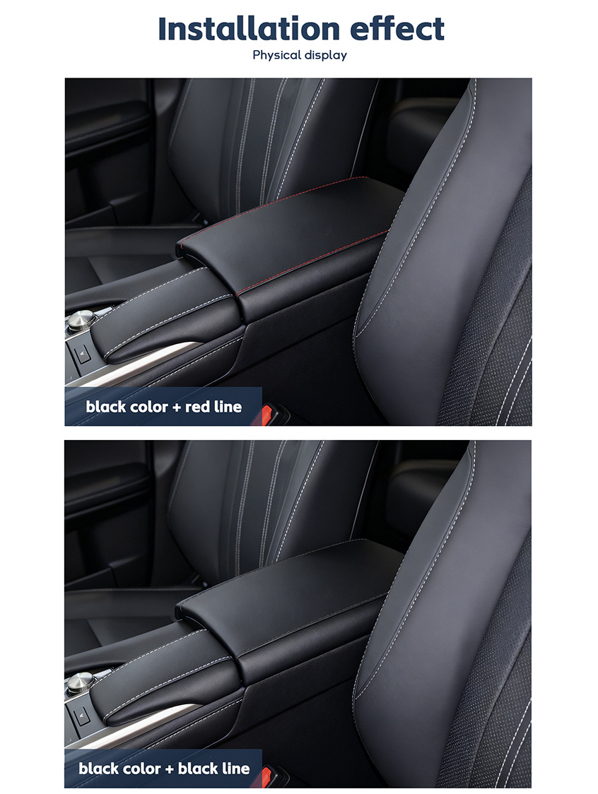 Suitable for 16-22 Models of Lexus Rx350/450Hl Armrest Box Leather Cover, Car Interior, Cross-Border Special Use
