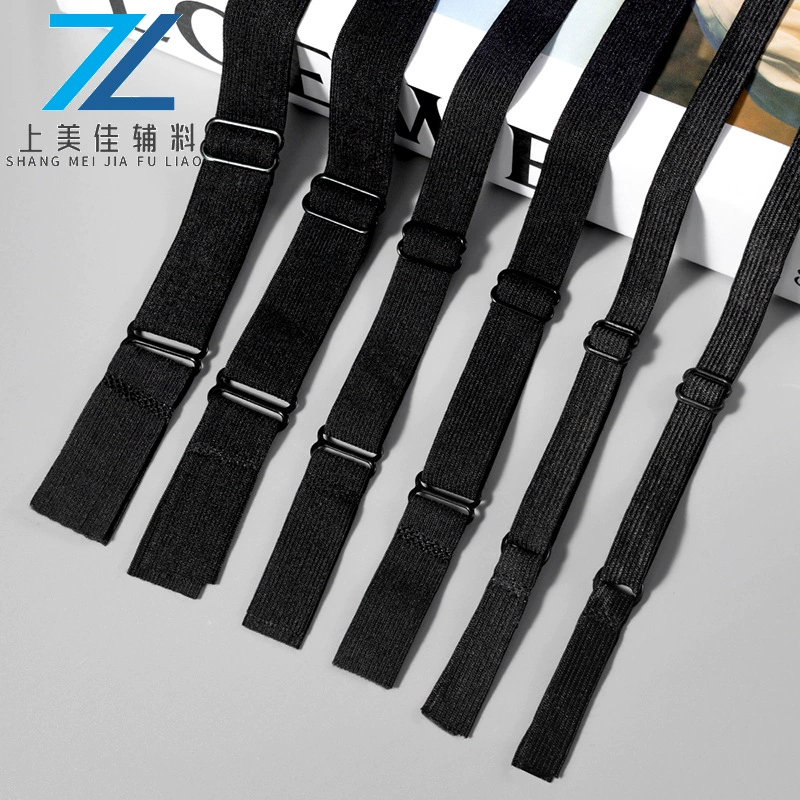 1.0CM1.5CM2.0CM высокоэластичные нейлоновые глазные маски Регулируемый спандекс эластина маска вспомогательная веревка