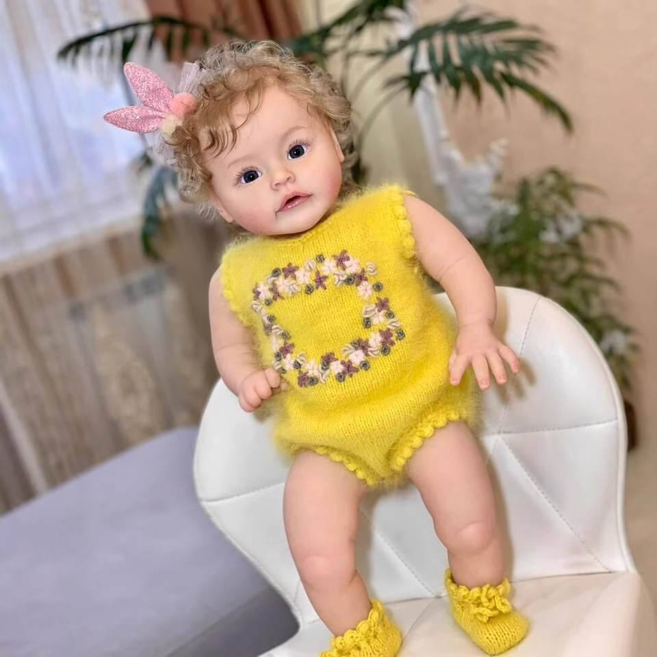 Npk60cm simulación bebé renacido muñeca suesue de alta gama hecho a mano 3D vena de la piel sangre seda visible