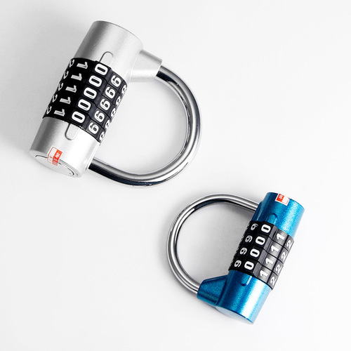 4/5-digit gym password lock cabinet large locker club tool box anti-theft window large character padlock lock