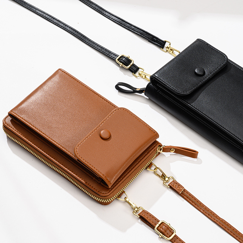 Bolso de teléfono móvil vertical crossbody de Mujer simple mini bolso de teléfono móvil multifuncional 2023 nuevo bolso pequeño para teléfono móvil