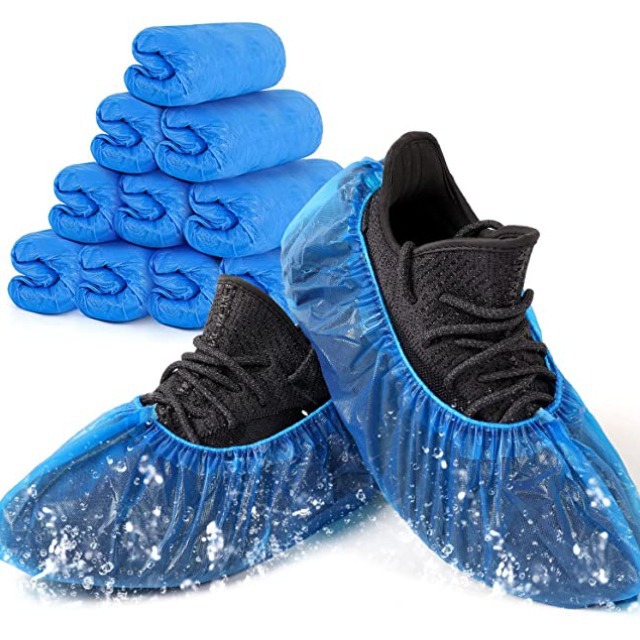 梓琦一次性鞋套CPE室内防滑耐磨家用防水雨天塑料防尘特加厚脚套