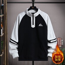 无忧服饰冬季新款加绒加厚潮牌韩风高品质卫衣上市QQ群319940