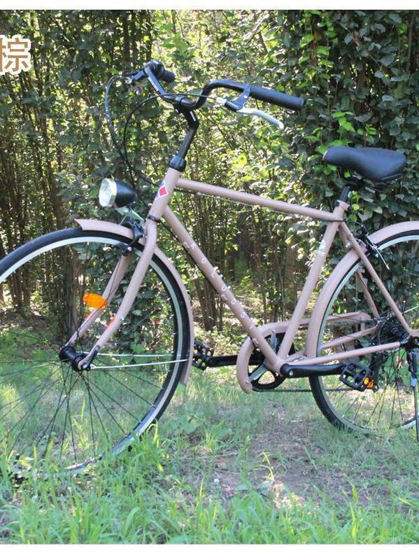 700C Urban Commuter Retro British Road Bike Men's Adult Export Tail Single Transportation Rear 7-Speed Bicycle