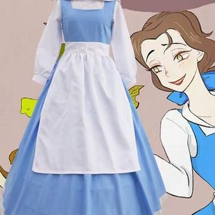 Beauty and the Beast Game Suit Belle Princess Suit Theme Party Bell Maid Suit cosplay Costumes