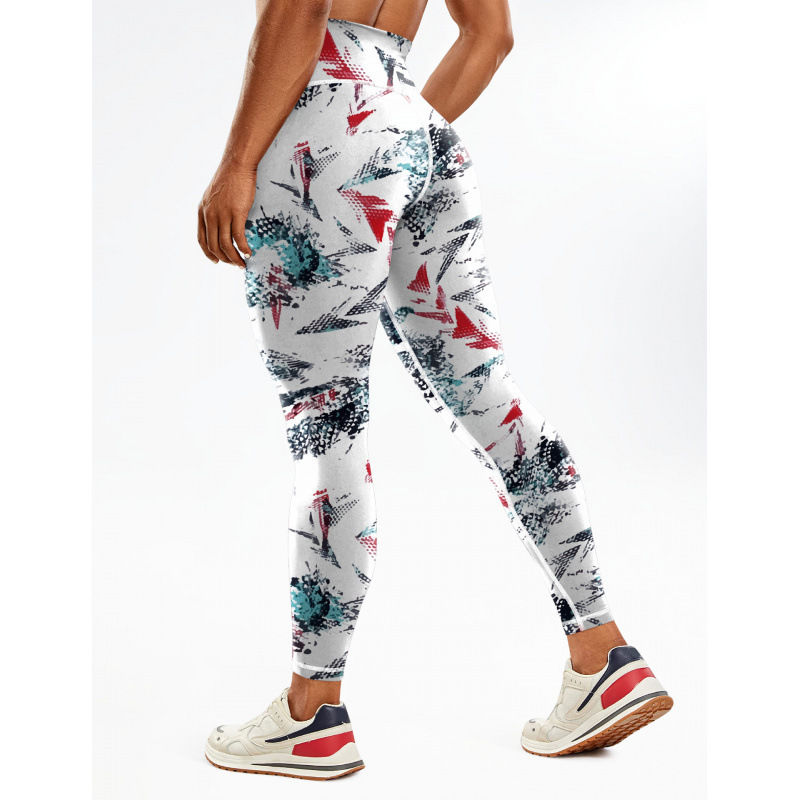 Transfronterizos Europa y Estados Unidos impresa pantalon de calzado de calzado de mujer elevación de cadera apretada bottom diaria pantalones deportivos casuales 2026