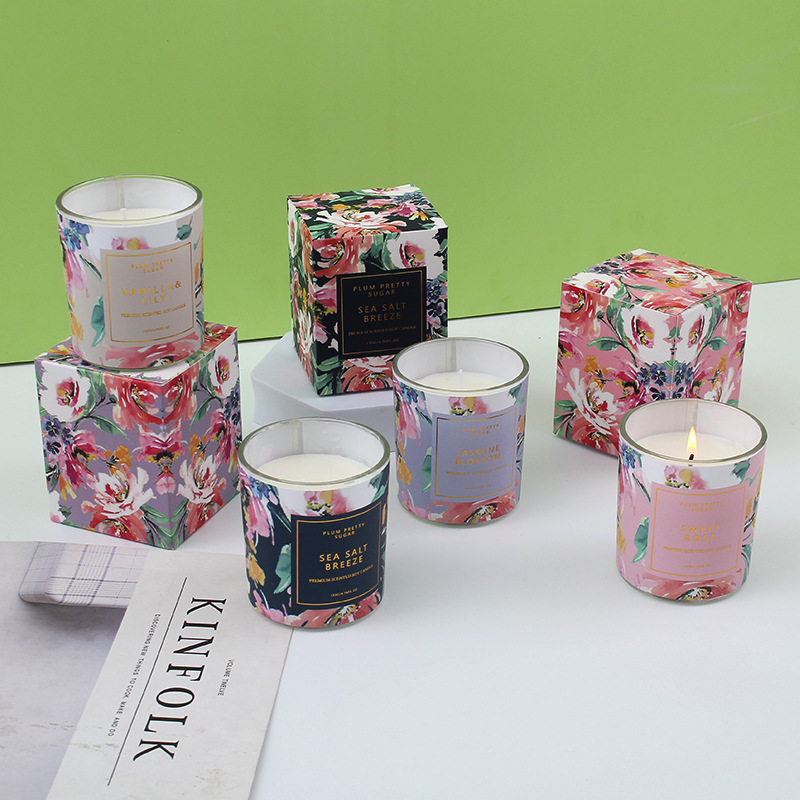 Wholesale Forest-Style Aromatherapy Candles, Indoor Fragrance, Home Decor, Romantic Atmosphere, Soy Wax, Smokeless Aroma, Ornament