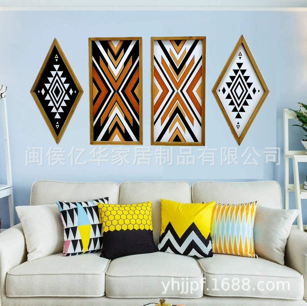 Амазонка декоративная подвесная Картина гостиная диван фон стены декоративная живопись спальня столовая Прихожая подвесная картина трансграничная абстрактная живопись