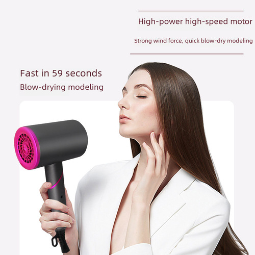 Hammer Foldable Ionic Hair Dryer Household High Power Constant Temperature Hair Care Hotel Cross-border Amazon
