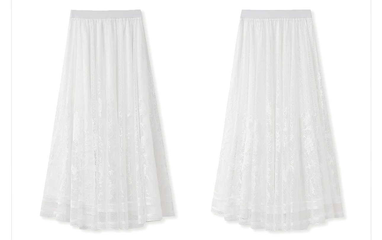 Bộ áo gile và chân váy hoa nổi tân cổ điển nữ P0415 — Chân váy trắng, bộ đồ, Trang chủ chi tiết 6