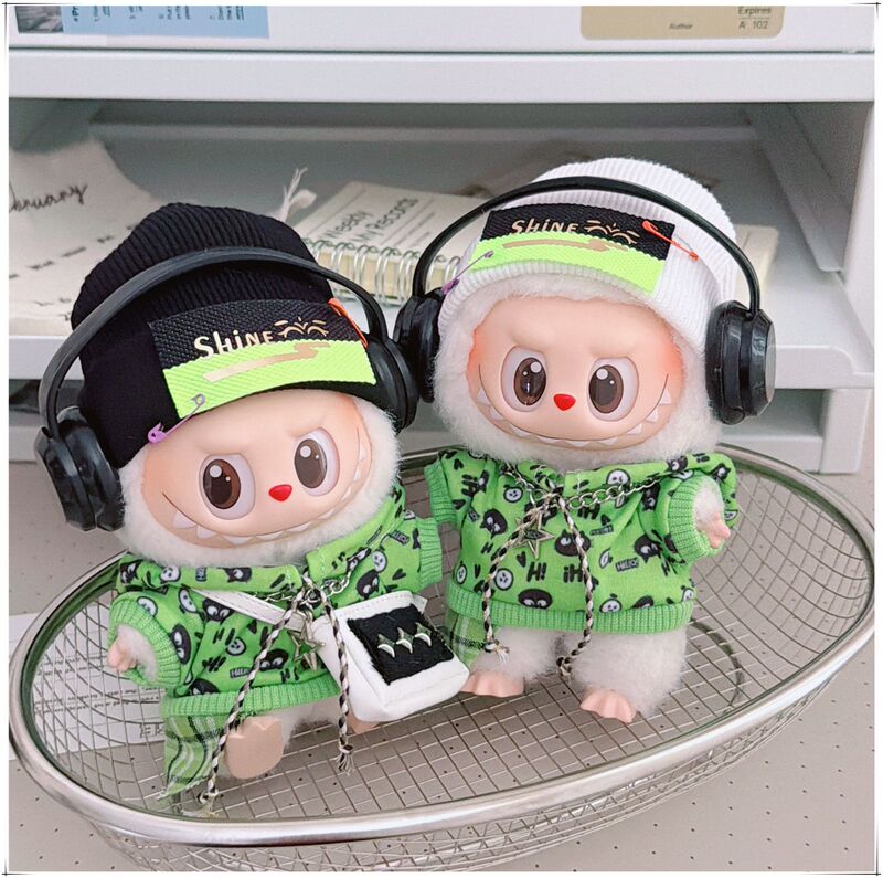 First, Second, and Third Generation Labubu Doll Clothes 17cm Labubu Sitting Party Outfit Graffiti Sweatshirt Street Style Doll Clothes Cool Guy First, Second, and Third Generation Labubu Doll Clothes 17cm Labubu Sitting Party Outfit Graffiti Sweatshirt Street Style Doll Clothes Cool Guy