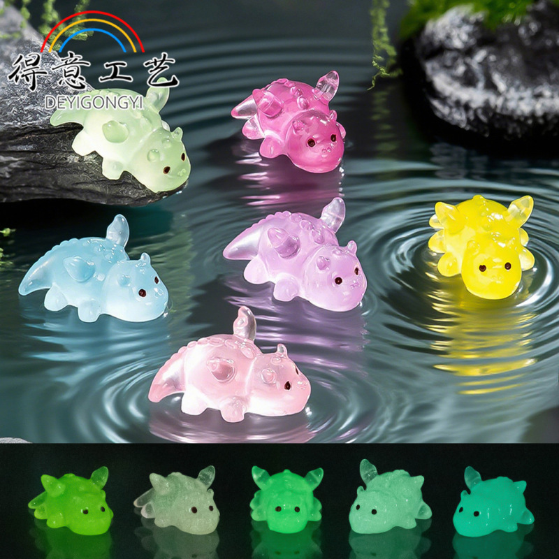 Cross-Border New Product Micro-Landscape Creative Luminous Little Flying Dragon Colorful Dinosaur DIY Decoration Accessories Mini Ornaments Cross-Border New Product Micro-Landscape Creative Luminous Little Flying Dragon Colorful Dinosaur DIY Decoration Accessories Mini Ornaments