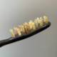 Natural purple sandalwood inlaid horn tooth massage comb wholesale head Meridian comb large handle household scalp shoulder and neck