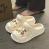 [Girls in Croc Shoes-White]
