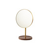 木色木艺 7.5 -inch LED makeup mirror Wanxiang solid wood desktop desktop high -definition makeup mirror with LED without LED