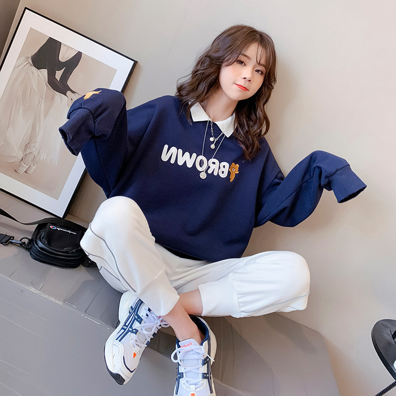 2025 nuevo suéter con cuello de polo para mujer, talla grande, sentido de diseño de mujer, versión coreana de nicho, chaqueta suelta de principios de otoño