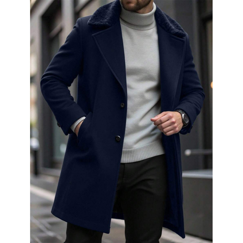 L 48026 Hombre delgado trench coat hombre delgado trench coat