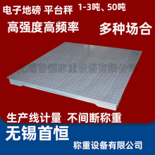 SCS-5T工业电子地磅1.5×1.5m带4-20mA模拟量信号输出电子地磅称