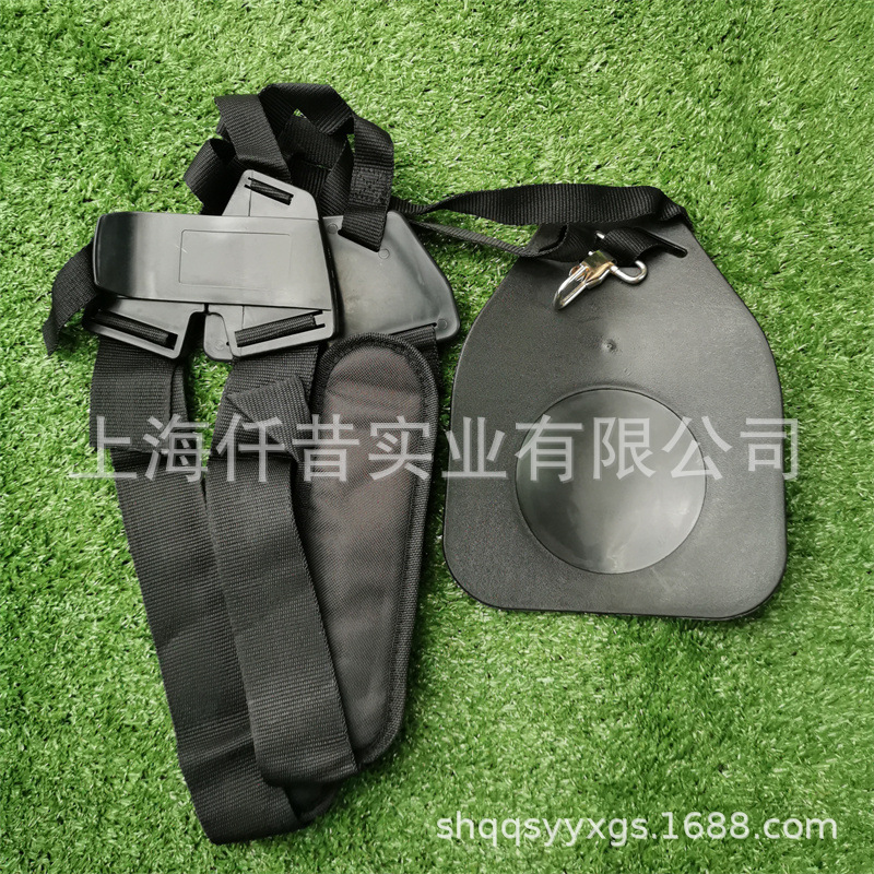 适配斯蒂尔小松富世华三菱川崎割草机侧挂式双肩背带加硬质靠垫