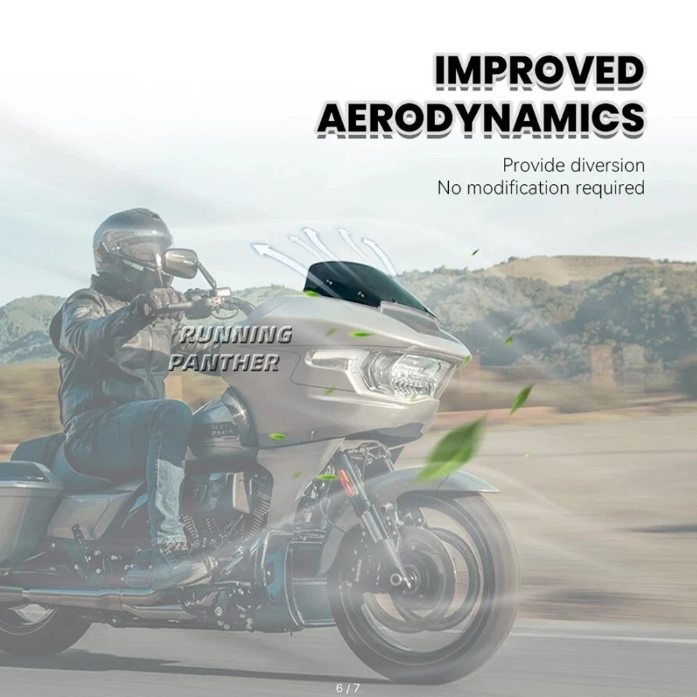 Suitable for Harley Cvo Road Glide Fltrxse Front Windshield 4.5inch Windshield 2023-25