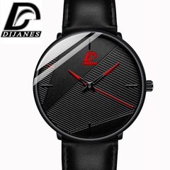 DIJANES New Simple Fashion Men's Mesh Belt Watch Men's Business Belt Quartz Watch Wholesale