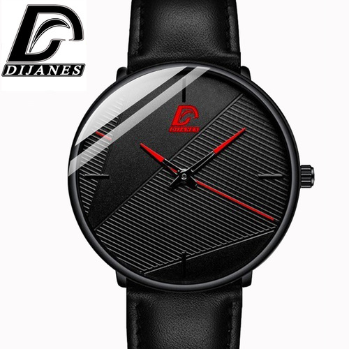 DIJANES New Simple Fashion Men's Mesh Belt Watch Men's Business Belt Quartz Watch Wholesale