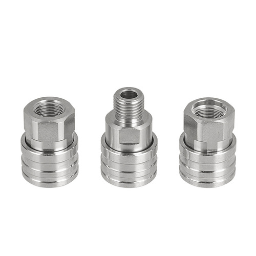 Factory direct sales 5000psi water gun head stainless steel 1/4 thread quick interface M14X1.5 spray gun female connector