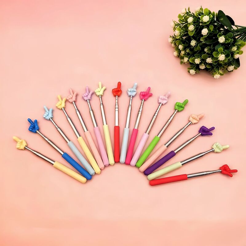 Morandi telescopic finger reading metal finger baton pointer artifact pointer baton finger telescopic point reading
