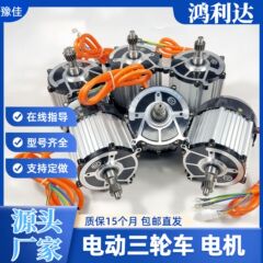電動三輪車モーター電気自動車差速モーター三輪車モーターアセンブリ48vモーター鴻利達モーター