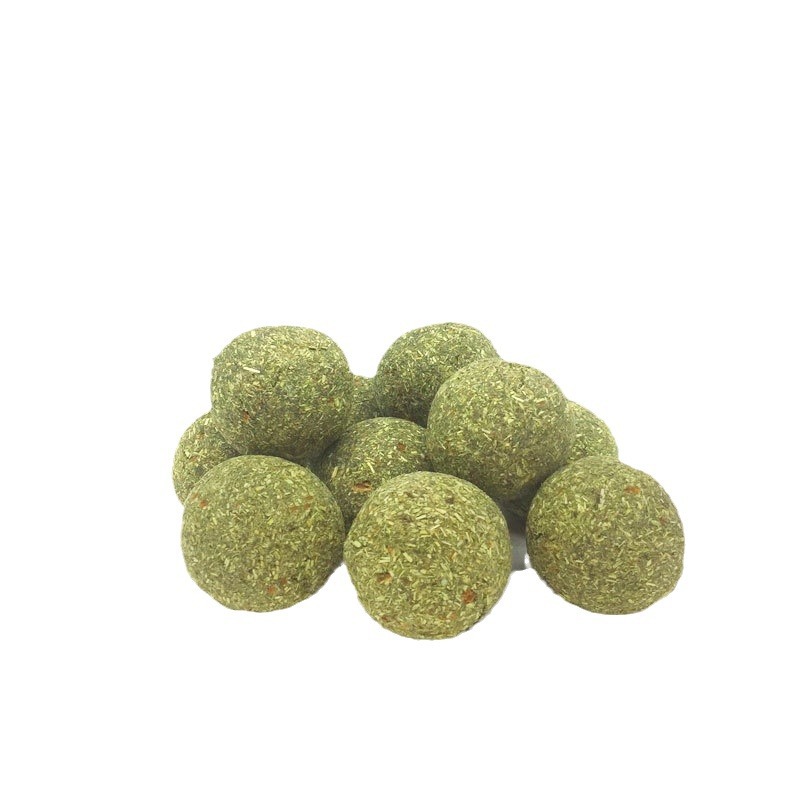 Juguetes masticables para mascotas pequeñas, donuts, pasteles de hierba en forma de corazón, bolas de hierba, piruletas, alimento principal para hámster, chinchilla, conejo, venta al por mayor en stock.