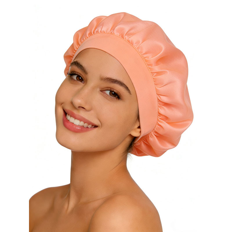 Transfronterizo Amazon seda elástica gorra de dormir gorra de belleza gorra image 16
