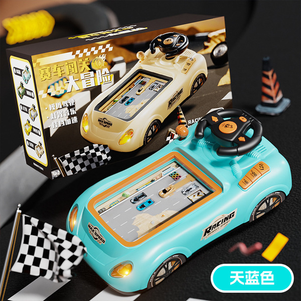 New Racing Adventure Kidsren's Educational Board Game Simulation Driving Car Game Console Steering Wheel Toy Car