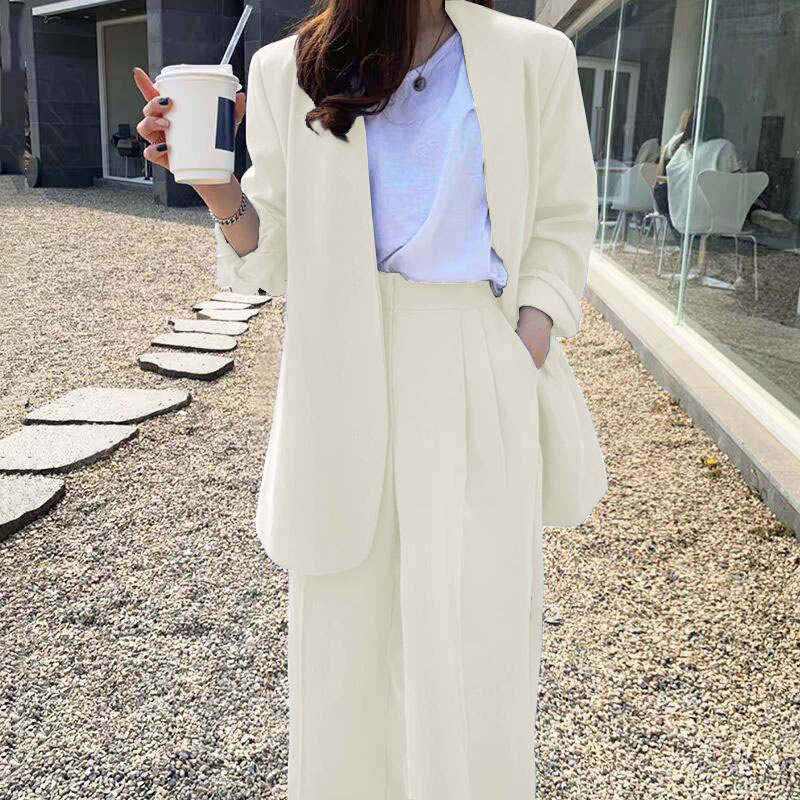 Off-white single-piece suit jacket