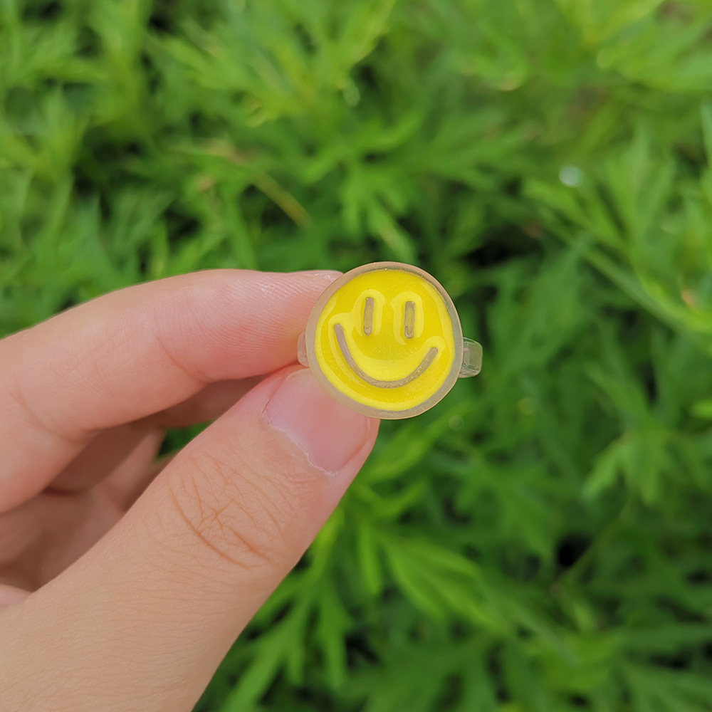 wholesale jewelry candy shape macaron color ring Nihaojewelry