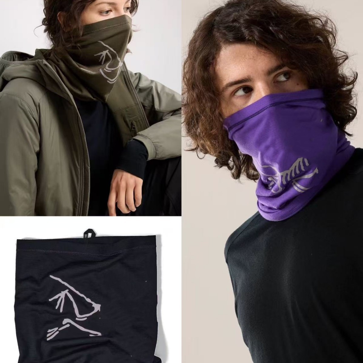 Autumn and Winter Bird Home Season Outdoor Sun Protection Sports Fishing and Cycling Mask Neck Scarf Multi-Functional Sweat-Absorbent Headscarf Neck Cover
