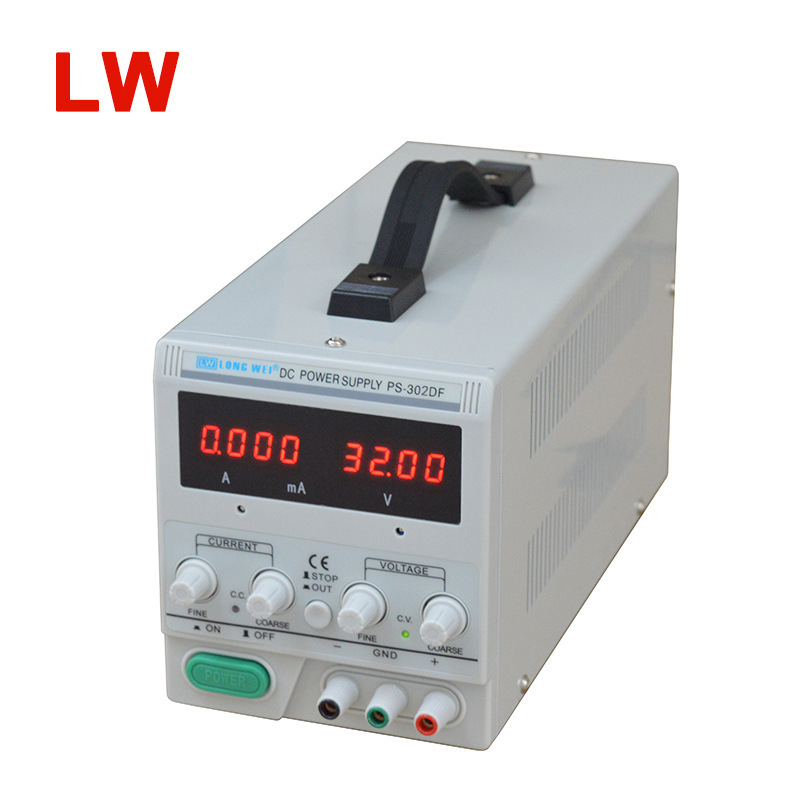 PS302DF线性直流稳压电源高精度显示低纹波噪音电镀老化电源