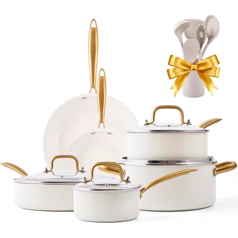 mango galvanizado cerámica doméstica antiadherente, paneles de paneles