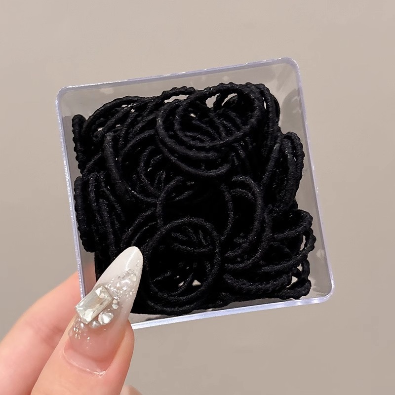 Caricatura encantadora anillo de pelo pulgar no daña el cabello de los niños correa de correa pequeña cuerda de cabello para niñas cuerda de cabello