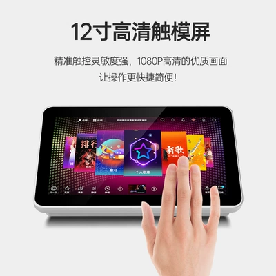 RV TV Car Long Screen Commercial Vehicle Fixed TV Top Display 12V DC K Song Singing Machine (Car TV) - 12v-12inch-hd-smart-song-camera