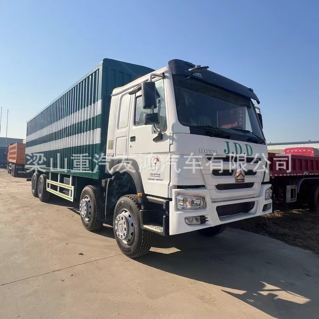 Cross-Border Delong Four-Wheel Front-Eight-Wheel Rear Engineering Dump Truck, 7.2m Axle Dump Truck, Inventory of Earthmoving Dump Trucks