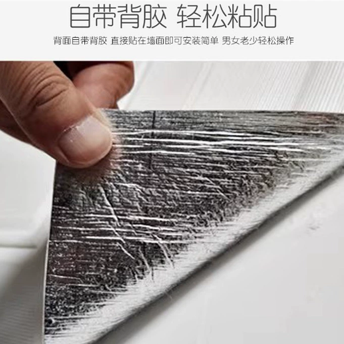 Waterproof self-adhesive wallpapers, sticker from foam on wall, tape for bed