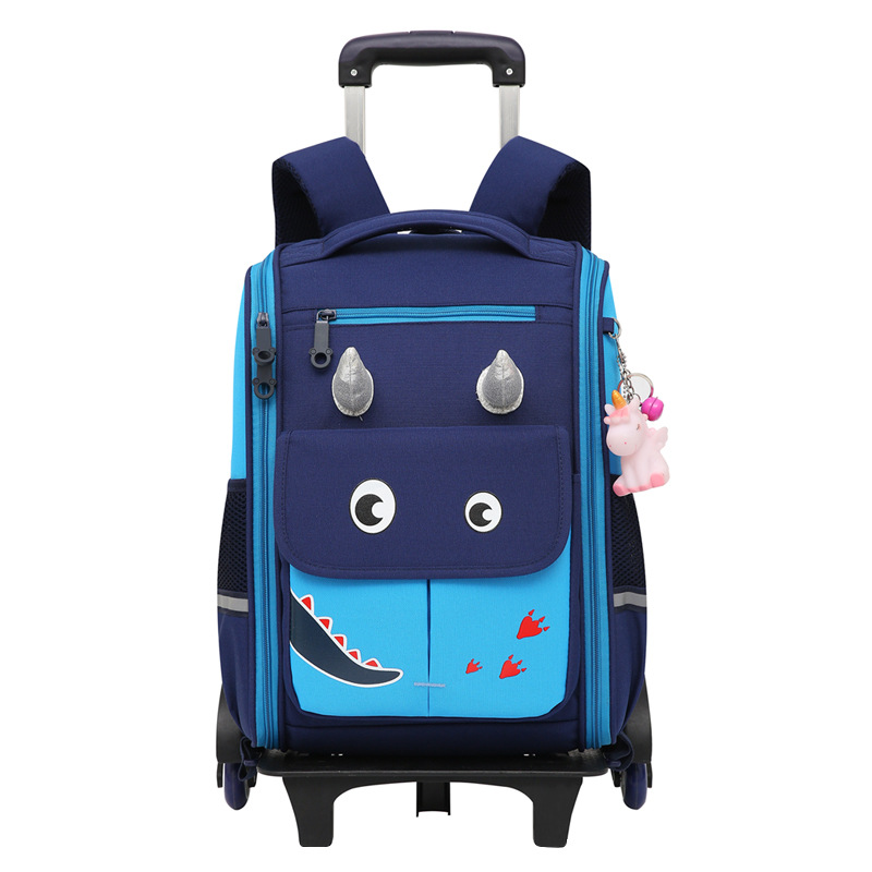 Mochila escolar con ruedas para niñas de primaria, mochila infantil, mochila plegable de dibujos animados de alta gama para estudiantes de quinto grado, mochila con ruedas para estudiantes de primaria, venta al por mayor