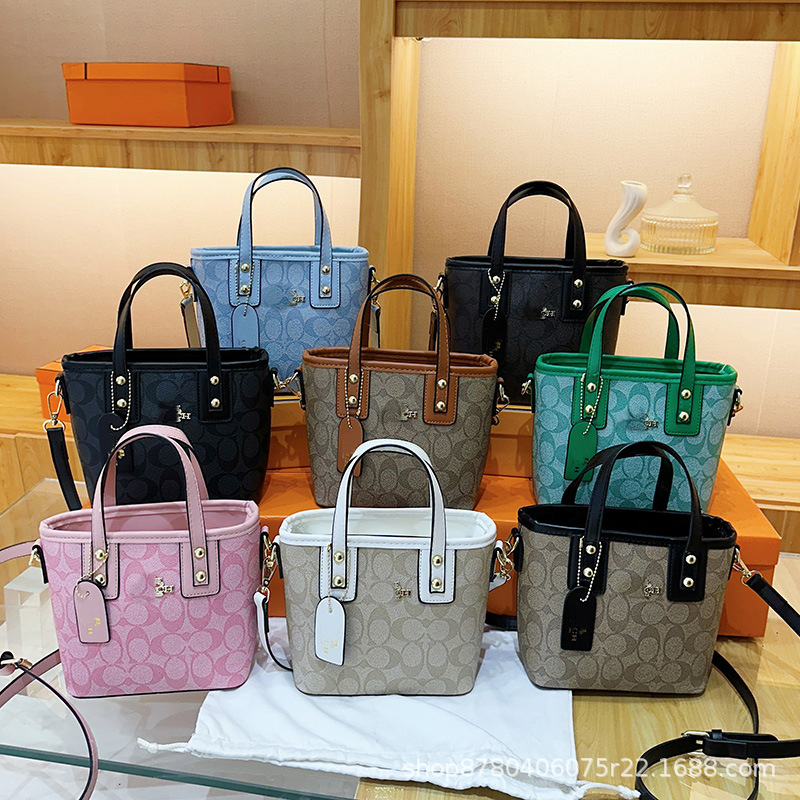 バッグレディースバッグ 2025 新しいファッションプリントバケットバッグ Koujia シングルショルダークロスボディバッグクロスボーダーレディーストレンディなバッグ|undefined