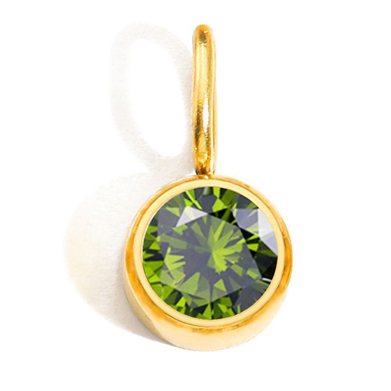 3g Weight Pendant Jewelry Making Type 6 * 10mm, Diameter 8mm Jewelry Making Size Birthstone Inlay Material DIY Jewelry Accessories Classification 1 Piece Quantity 304 Stainless Steel Material Round, Letter, Rectangle Pattern Inlay Design Simple Style Style 1 Piece 6 * 10mm Diameter 8mm 304 Stainless Steel Birthstone Round Letter Rectangle Pendant 7