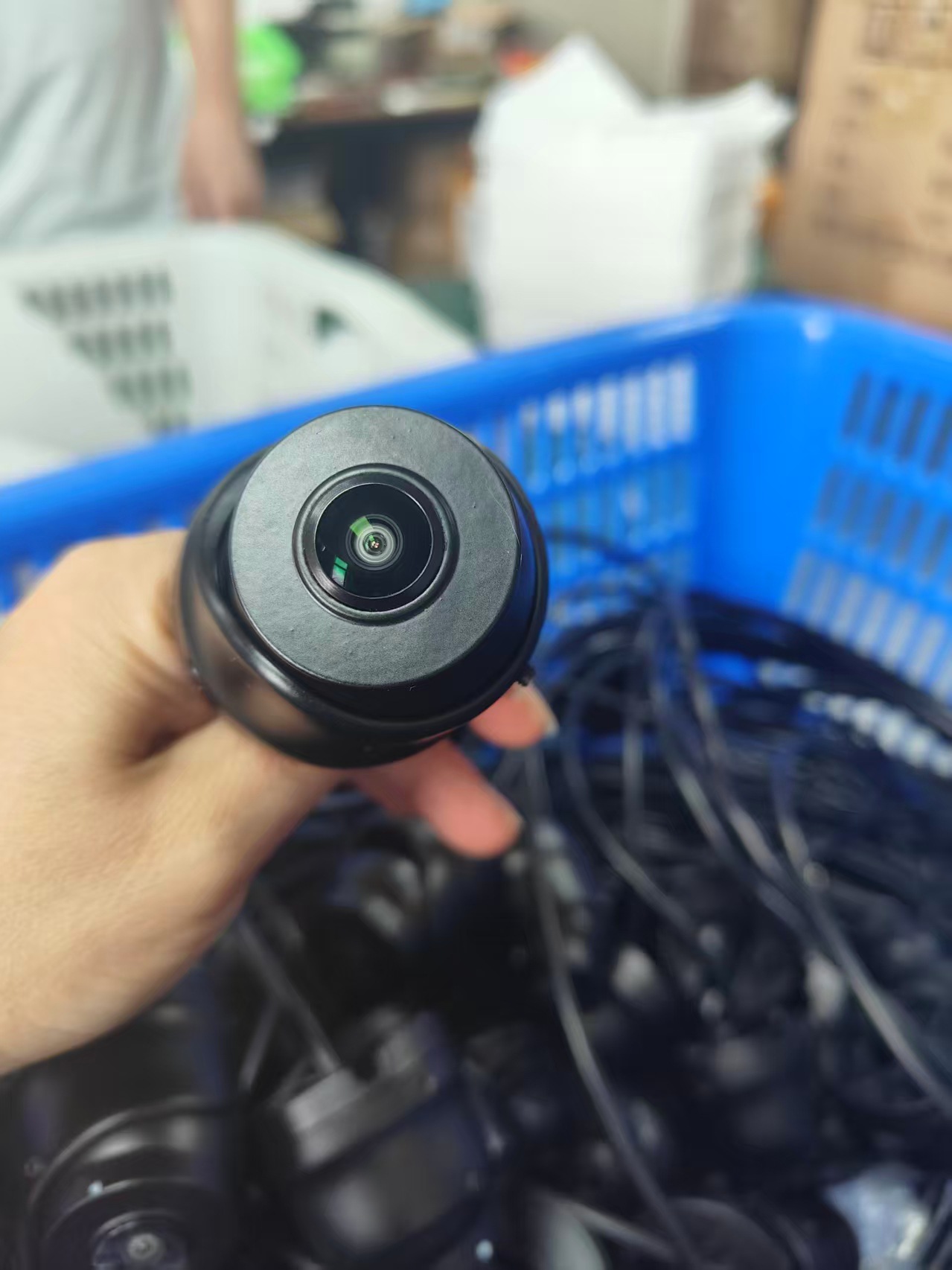 360-degree adjustable mini car rearview camera AHD1080p high-definition camera
