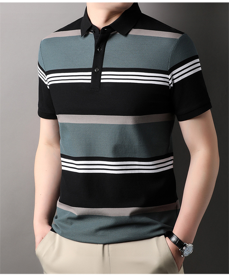 B9319 920K ÁO THUN NAM TONRYYI BIG SIZE NGOẠI CỠ NGẮN TAY MÙA HÈ TRUNG NIÊN KÍN CỔ THỜI TRANG NAM VẢI BÔNG G03 SẢN PHẨM MỚI