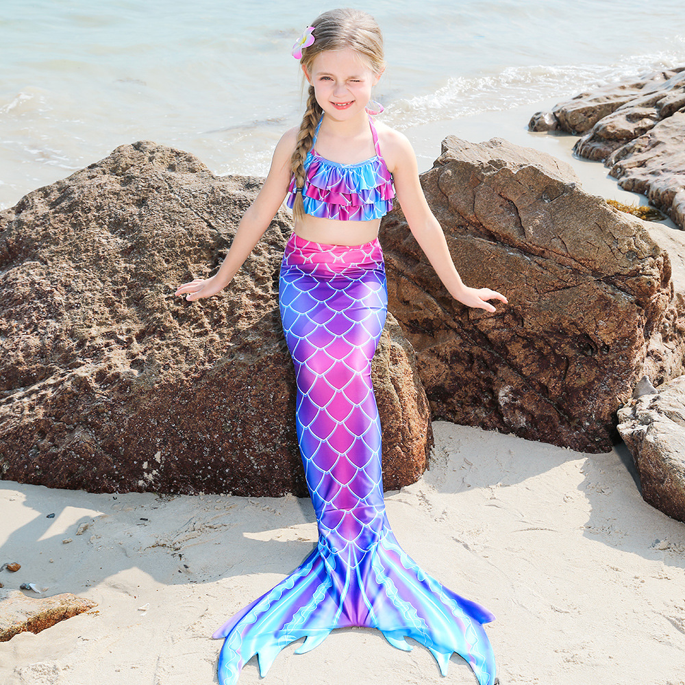 split beach children's swimwear
