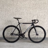 S(49cm)【Height 150-167cm】-Matte black and white characters